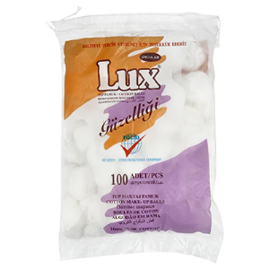 כדורי כותנה לאיפור - 100 יחידות